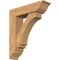 Ekena Millwork Imperial Traditional Smooth Bracket w/ Offset Brace, Western Red Cedar, 7 1/2"W x 28"D x 32"H BKT0806X28X32IMP01SWR - alternate 1